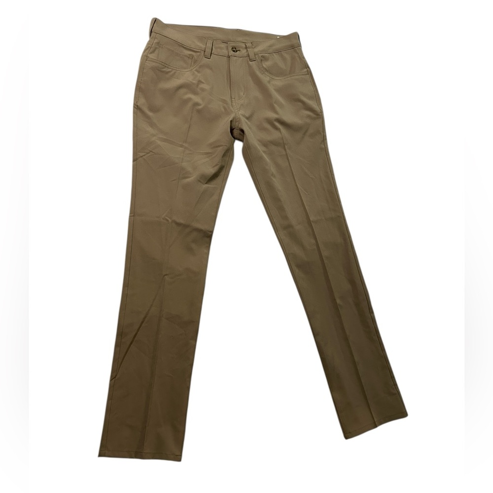 Perry Ellis Tan Chinos Classic Straight-Leg